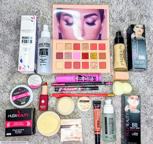 Ultimate 14,in 1 makeup Deal pack of 14 Essentials For Flawless Beauty