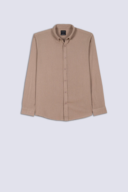 Men's Basic Linen Cotton Shirt