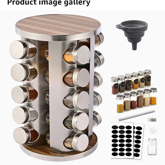 16IN1 REVOLVING SPICE RACK