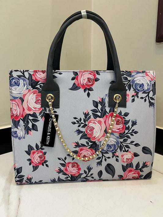 Floral Printed Handbag