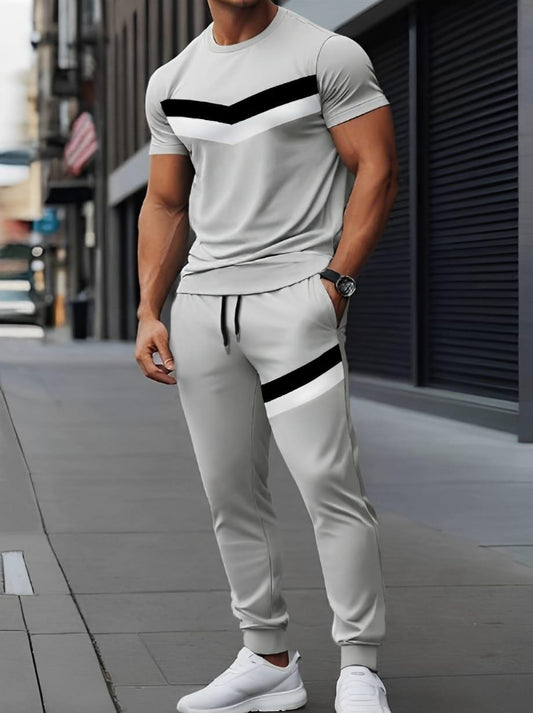 Men's Grey Micro Track Suit -