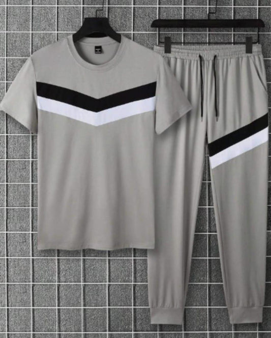 Men's Grey Micro Track Suit -