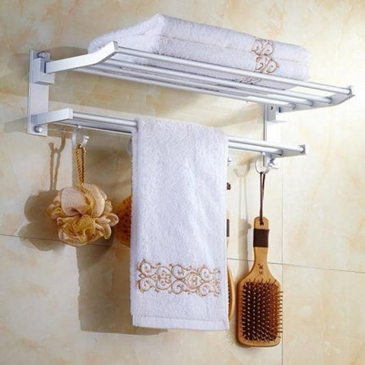 ALUMINIUM DOUBLE TOWEL RACK