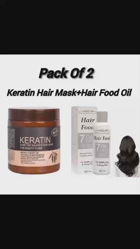 Nourishing Hair Mask & Oil Set with